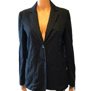 See By Chloe Cotton Black Lace 2 Buttons Jacket/Blazer Size S/M Pockets